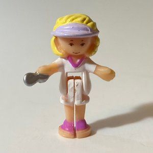 Vintage Polly Pocket Bluebird 1995 Ice Cream Stand Fun Polly Doll